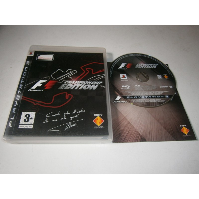 FORMULA ONE CHAMPIONSHIP EDITION PS3