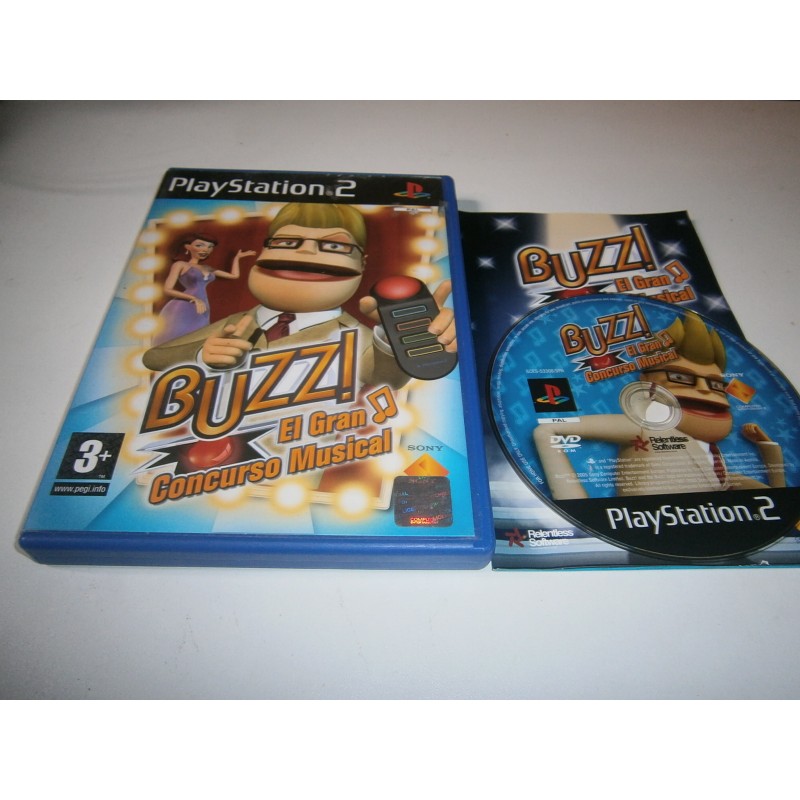 BUZZ! EL GRAN CONCURSO MUSICAL PS2