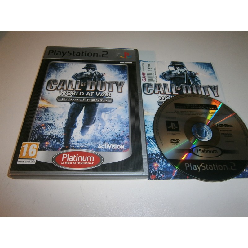 CALL OF DUTY WORLD AT WAR FINAL FRONTS PS2