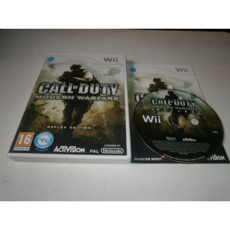 CALL OF DUTY MODERN WARFARE REFLEX EDITION WII