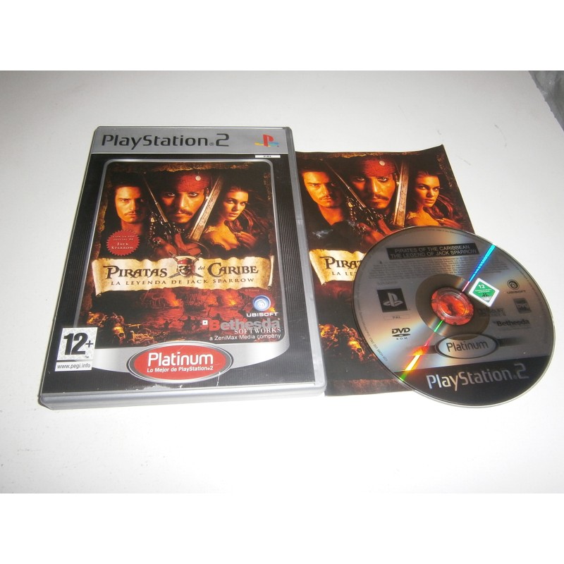 PIRATAS DEL CARIBE LA LEYENDA DE JACK SPARROW PS2 (PLATINUM)