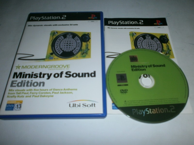 MINISTRY OF SOUND EDITION PS2